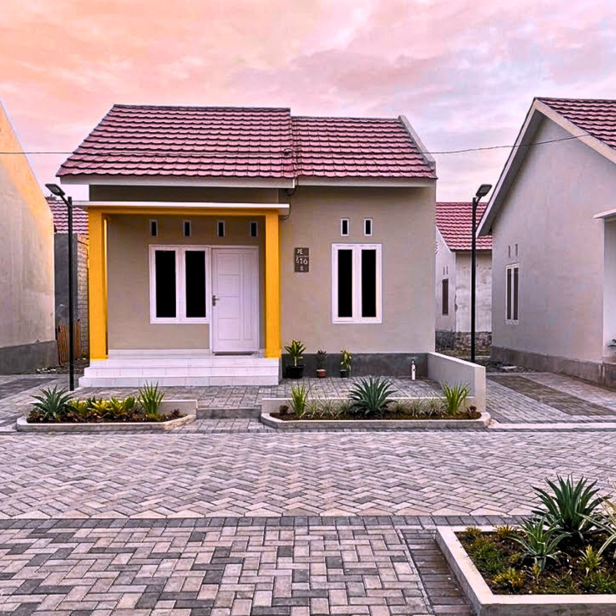 Tampak depan rumah subsidi Verlina Indah Permai 7